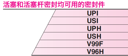 活塞、活塞桿兩用密封件選型